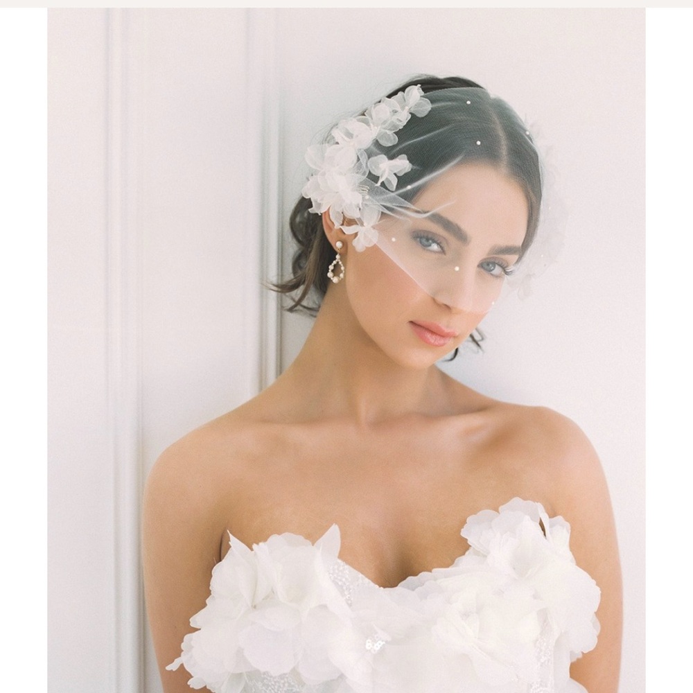 NWT All About Romance Folia Birdcage Veil